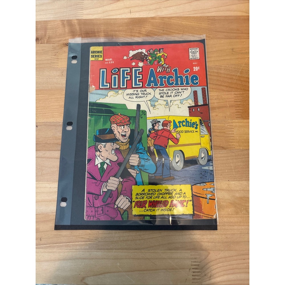 Vintage Life With Archie Comic Lot Issues 131 132 March April 1973 Bronze Age